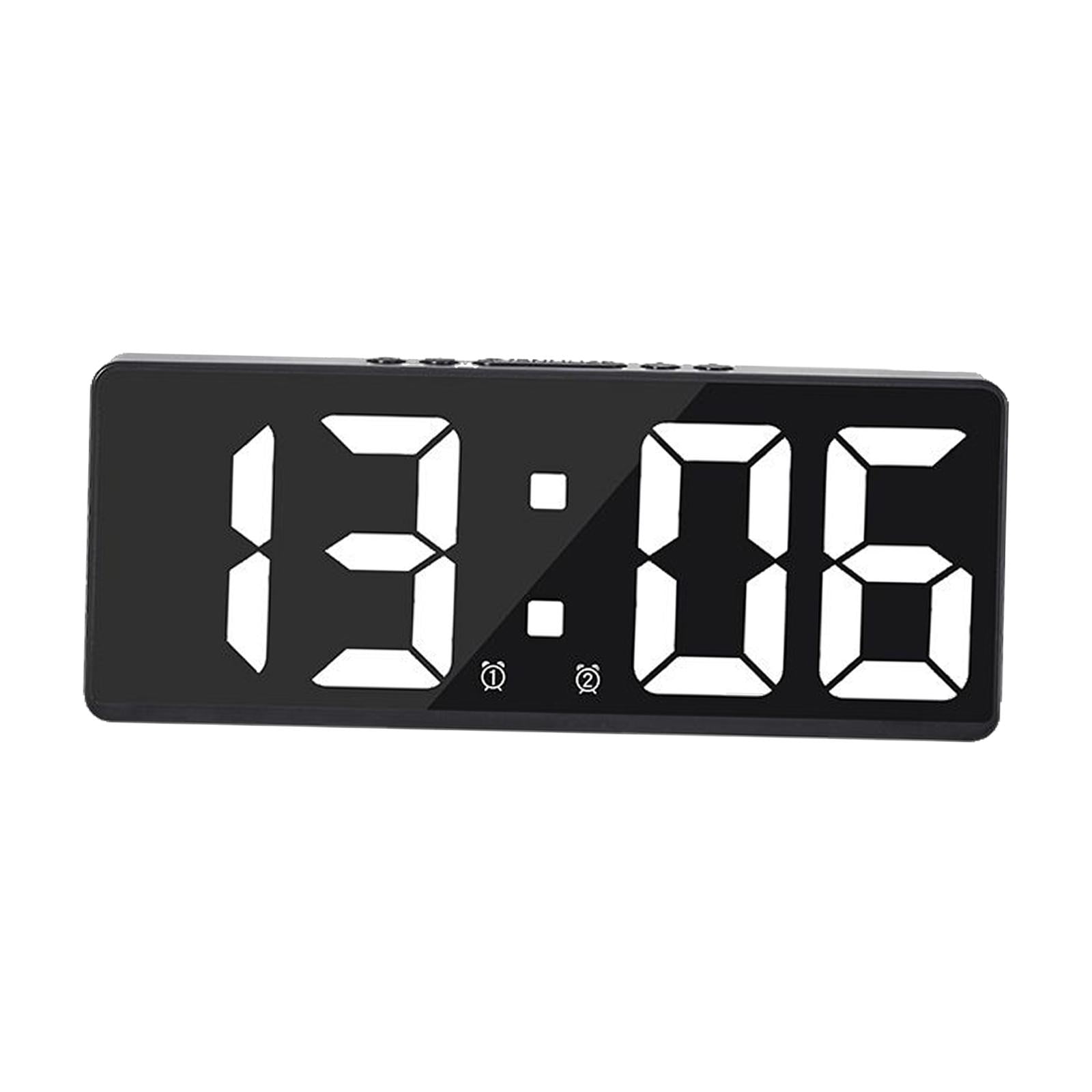 Magideal - Reloj Despertador Con Pantalla Led Grande, Control , Función De Repetición De Temperatura, Reloj De Escritorio Electrónico Para Regalos