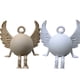 thumbnail image 1 of Figura decorativa ángel articulado pack 2 blanco beige, 1 of 2