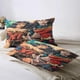 thumbnail image 4 of Wonder Woman Bedding Sets Cartoon Duvet Cover Lightweight 3 Piece Bet Sets for Kids Boys Girls, 4 of 5
