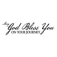 Rienda Libre Graphics - Decomural May God Bless You Religious Ws-15135