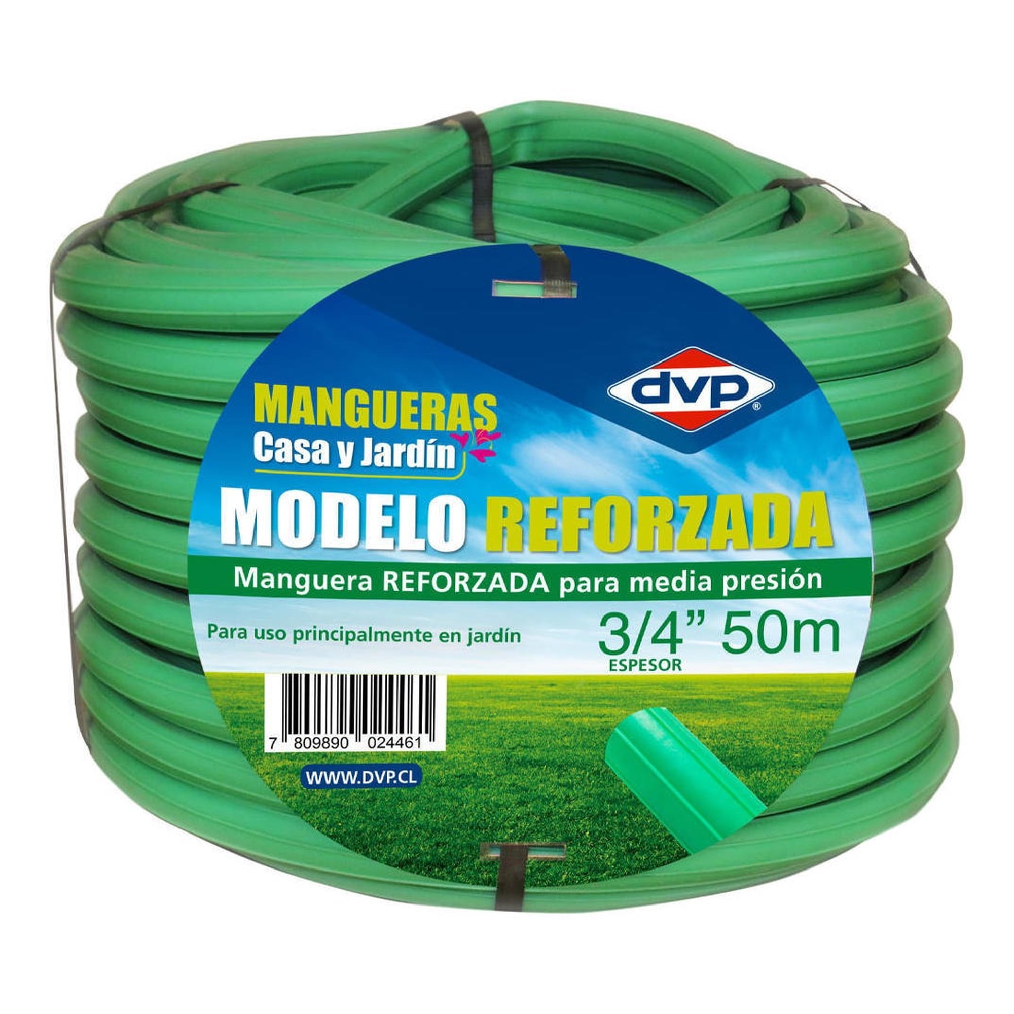 Manguera Pvc Reforzada 50mts 3/4 Pulgadas Dvp