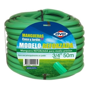 Manguera Pvc Reforzada 50Mts 3/4 Pulgadas Dvp
