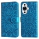 thumbnail image 4 of Funda tipo cartera FOXDOCK para Huawei Nova 11 Pro , diseño girasol en relieve, cuero PU, cierre magnético, soporte y tarjetero, 4 of 5