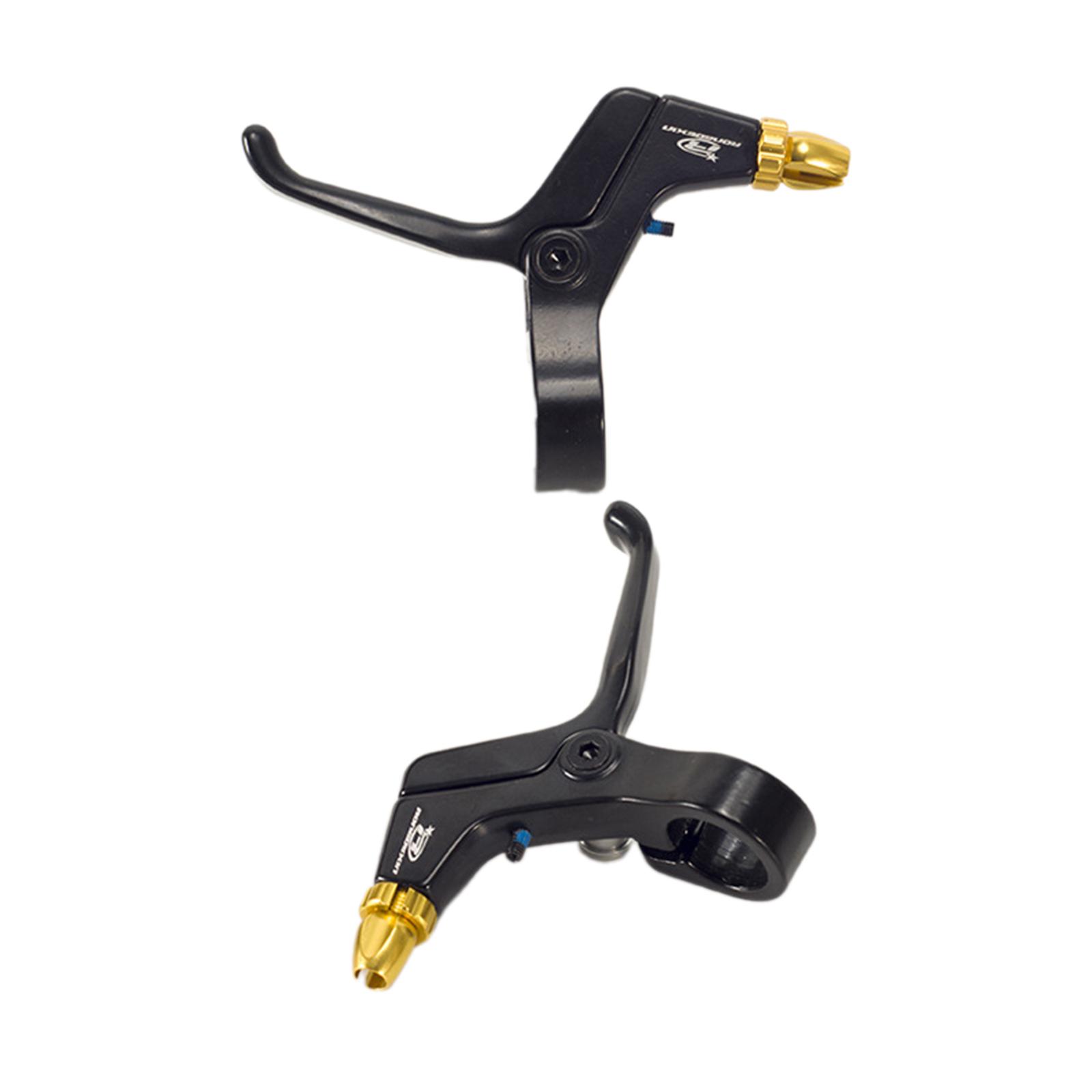 Ioensy - Palanca De Freno Para Niños Diámetro De Abrazadera De 22,2 Mm Palancas De Freno Para Niños Negro Dorado