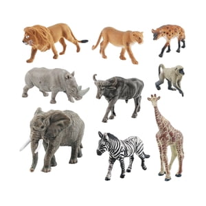 Bothyi - 9 Piezas De Figuras De Juegos De Animales De Sudáfrica Para Juguetes Educativos Para Niños Tempranos