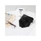 thumbnail image 4 of INSPIRE CHIC Corbatas de Lunares para Hombre Cravat de Auto Nudo Bufanda Ascot Corbata Blanco Negro Talla Única, 4 of 5