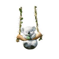 Ioensy - Estatua De Jardín Con Forma De Animal Que Oscila, Escultura Creativa Colgante Para Patio, Árbol Y Exterior, 10 X 6,5 X 9 Cm, Koala