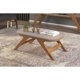thumbnail image 4 of Mesa De Centro Doris Blanco Y Café Claro, 4 of 4