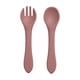 thumbnail image 1 of 2pcs Baby Tableware Set - BPA Free Silicone, Perfect for Toddler Feeding with Spoon and Fork!, 1 of 3