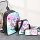 thumbnail image 1 of 3pcs Backpack Crossbody Bag And Pen Bag Set, 13.8inch 35cm Boys Girls Kids Backpack Lunch Bag Pencil Case Set, Travel Camping Backpack, Casual Cartoon Backpack With Padded Back And Adjustable Strap, F, 1 of 3