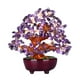 thumbnail image 2 of Mini árbol De Dinero De Cristal Estilo Bonsái árbol Feng Shui Decoración De Oficina En Casa Púrpura, 2 of 2