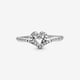 thumbnail image 3 of Anillo Pandora Sparkling Wishbone Heart en plata de ley, 3 of 6