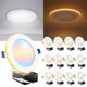 thumbnail image 1 of Luz Empotrada LED Sunco 15W 6" Regulable 2700K-6000K Paquete de 12, 1 of 7