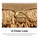 thumbnail image 5 of Bolso Coach Tabby 26 de paja y cuero, 5 of 6