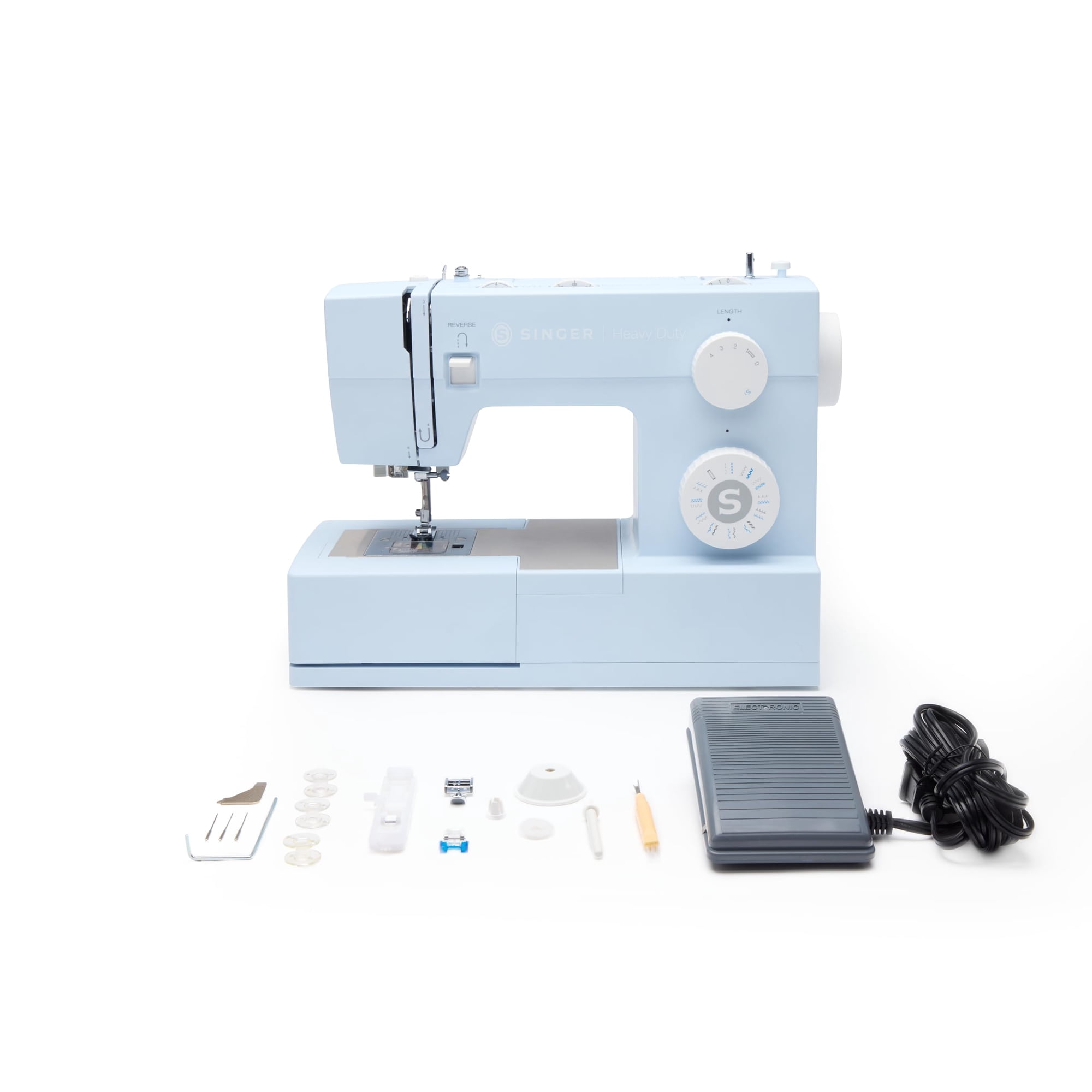 Máquina De Coser Singer 4423 Heavy Duty 97 Stitch Azul