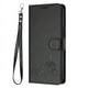 thumbnail image 2 of Funda tipo cartera FOXDOCK para Xiaomi POCO X3/X3 PRO con soporte, ranuras, RFID, diseño de gato, 2 of 5