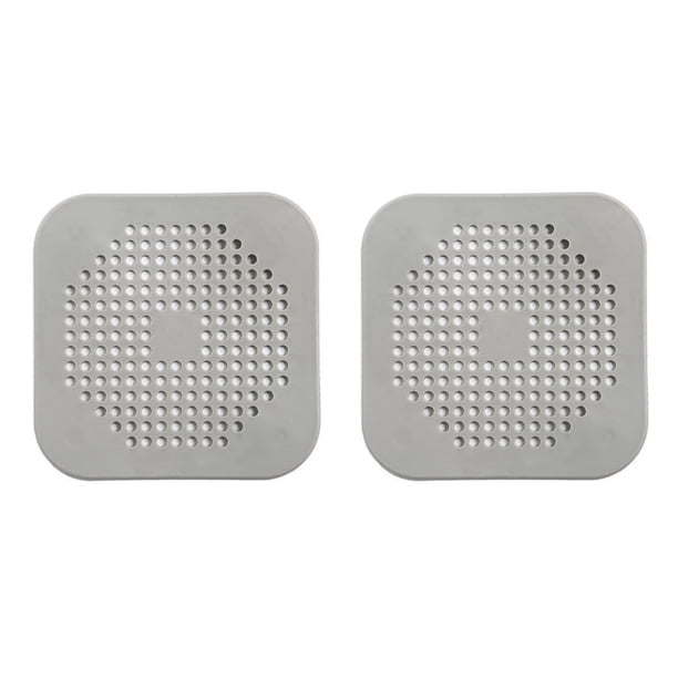 Sifón de desagüe de ducha - Tapa de desagüe cuadrada de silicona para desagües de ducha o cocina