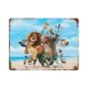 thumbnail image 1 of Madagascar Cartel Metálico, Decoración de Pared de Cartel Metálico Personalizado para Regalos de Fans, Amigos, Familia y Amantes 20*30CM, 1 of 6