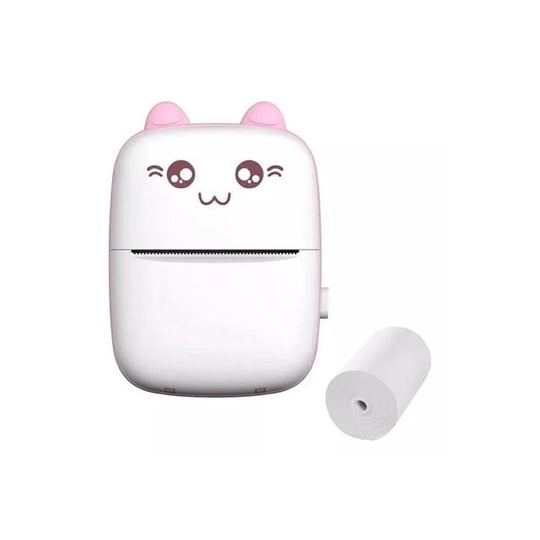 Mini Impresora. - Mini Impresora Térmica Portátil Gatita Bluetooth 200dpi + 1 Rollo