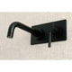 thumbnail image 4 of Grifo Kingston Brass Concord KS8110DL de montaje en pared, negro mate, 4 of 5