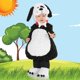 thumbnail image 5 of Disfraz Underwraps Belly Babies Puppy negro para niños, 5 of 7