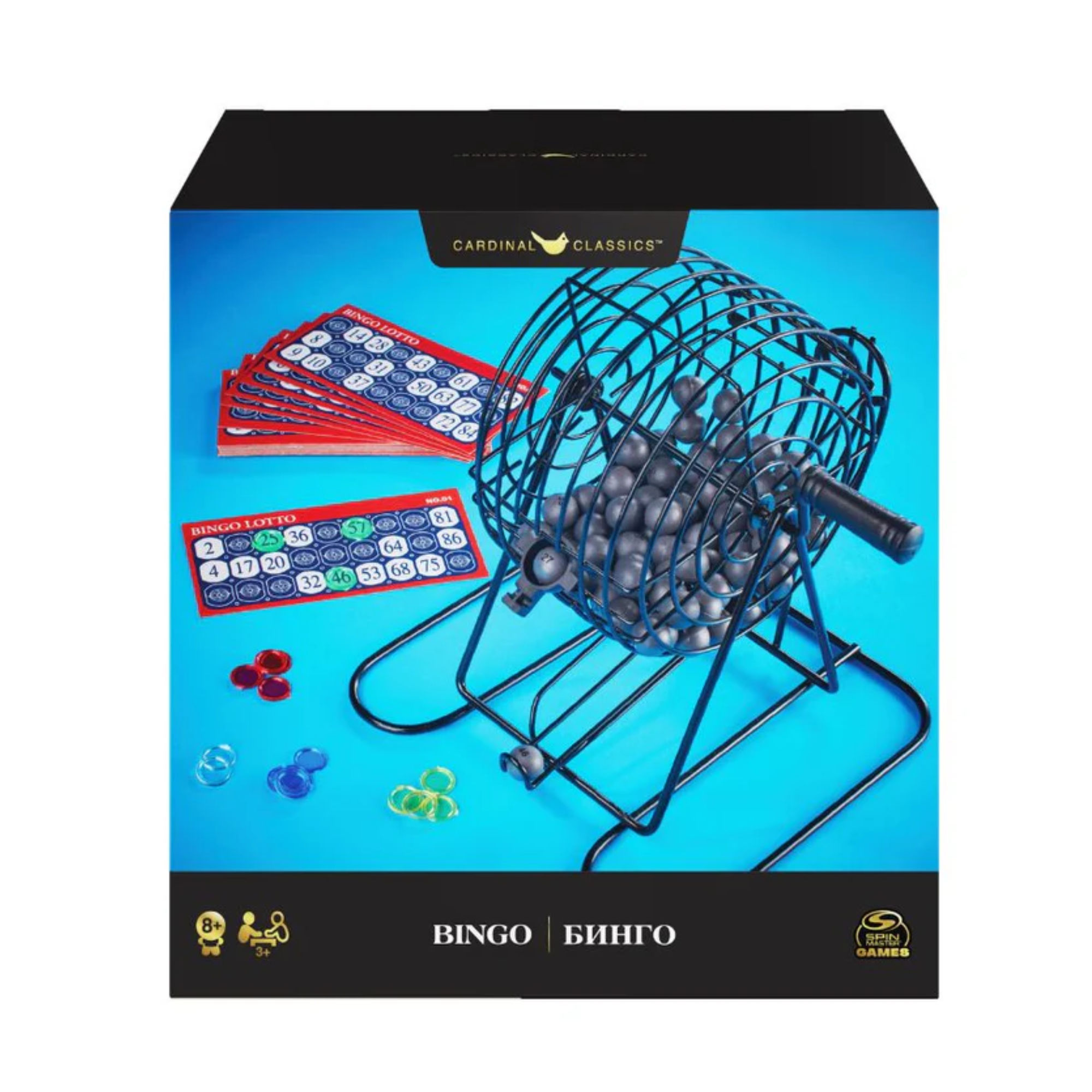 Spin Master - Juego Familiar Bingo Clasico
