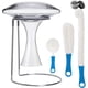 thumbnail image 1 of Soporte de secado para decantador de vino QPIX DIGITAL con kit de limpieza, 1 of 7