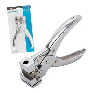 Creative - Perforador Alicate Corte Ganchera, Ranura En T Para Colgar Plateado