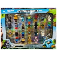 Genérico - Juguete Set 24 Figuras Armables 8Cm Bloques Myworld Infantil