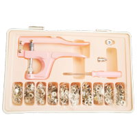 Genérica - Remachadora Snaps Mas 100 Broches Metálicos