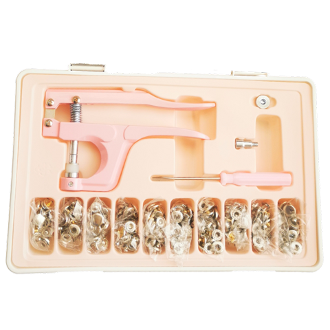 Genérica - Remachadora Snaps Mas 100 Broches Metálicos