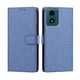 thumbnail image 2 of Cartera para Motorola Moto G24 4G con Soporte y Correa, Azul, 2 of 6