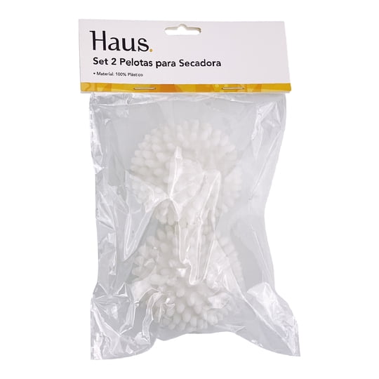 Set Pelotas Secadora 6.5x6.5cm Pvc Haus