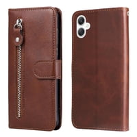 Gangxun - Funda Con Cremallera Para Samsung Galaxy A06 5G, Carcasa Cartera De Cuero Pu Con Soporte Y Tarjetero