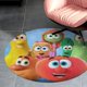thumbnail image 4 of VeggieTales en Casa Alfombra Redonda de Felpa Coral, Antideslizante, No Desprende Pelusas, Lavable y Duradera para Salón, Dormitorio y Habitación de Niños 60cm, 4 of 6