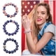 thumbnail image 2 of Pulsera con la bandera estadounidense de EE. UU., pulseras de cuentas para el Día de la Independencia, regalo patriótico del 4 de julio, pulsera roja, azul y blanca., 2 of 7