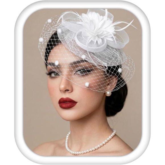 Sombrero Fascinator LOLIAS de 23 cm para Fiesta