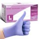 thumbnail image 1 of Guantes de examen Borje talla grande, 100 uds, azul iris, nitrilo, 1 of 7