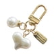 thumbnail image 3 of Llavero De Perlas Artificiales Colgante Llavero Para Decoración Accesorios De Mujer Corazón, 3 of 3
