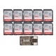 thumbnail image 1 of Tarjeta de memoria SanDisk Ultra UHS-I SDXC de 64 GB (paquete de 10) con lector, 1 of 1
