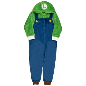 Mono Nintendo Super Mario Brothers Luigi Cosplay Boys 5/6