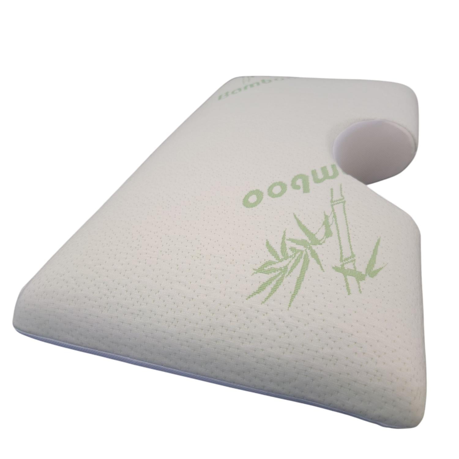 Maxcare - Almohada Viscoelástica Gel Bamboo Pro 73x40x10cm Blanco