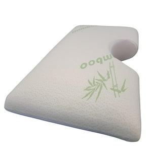 Maxcare - Almohada Viscoelástica Gel Bamboo Pro 73X40X10Cm Blanco