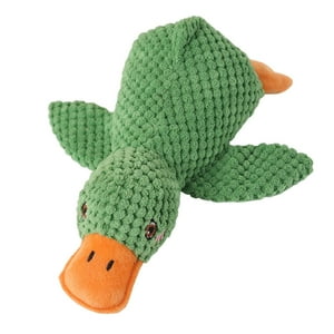 Genérico - Juguete De Peluche Chirriante Para Perros, Pato, Juguete Interactivo Para Perros De Razas Pequeñas Y Grandes, S, Verde