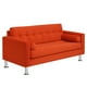 thumbnail image 2 of Sofa Retro 3c Felpa 12 Naranja, 2 of 6