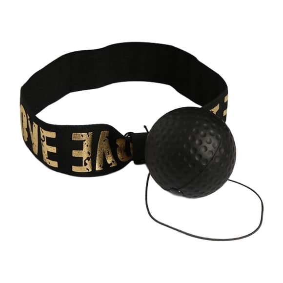 Pelota De Boxeo Diadema Equipo De Boxeo Mma Punch Practice Agility Black Ball