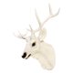 thumbnail image 1 of 3D Deer Head Cornamentas Arte De La Pared Estatua Pegatinas Decoración Del Hogar Blanco Negro, 1 of 5