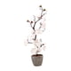 thumbnail image 1 of Flor De Ciruelo Artificial En Maceta, Ideal Para Jardín, Sala De Estar O Cualquier Espacio Del Hogar (blanca)., 1 of 5