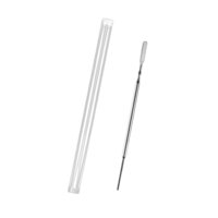 Magideal - Herramienta Para Levantar Pestañas, Varilla Metálica Para Levantar Pestañas, Cepillo Para Cejas, Herramienta De Acero Inoxidable Para Teñir Pestañas Y Largo