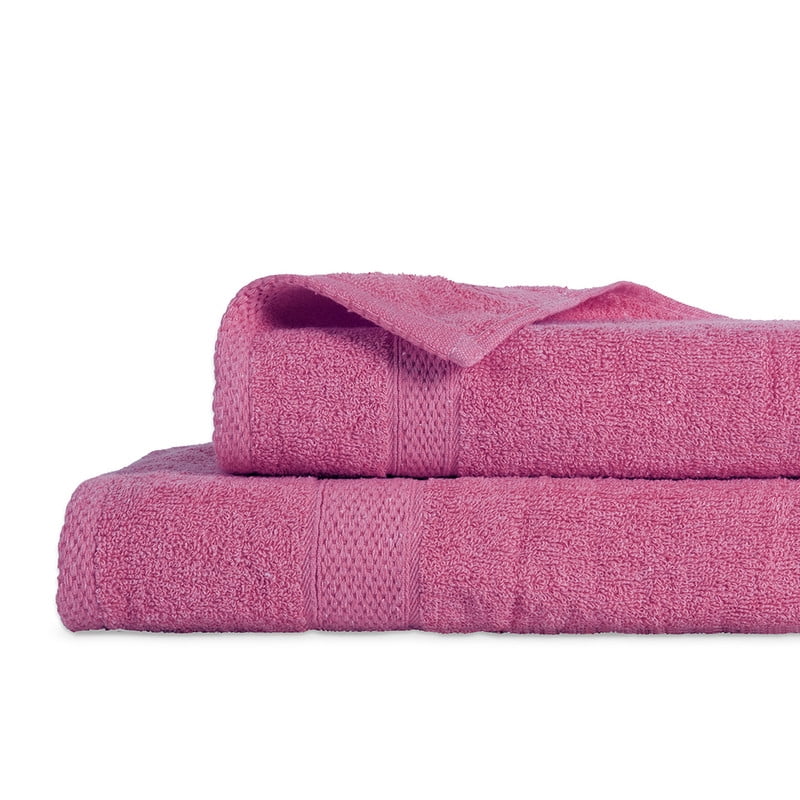 Plumetti - Set 2 Toallas Colorix 400gsm Caja Fucsia